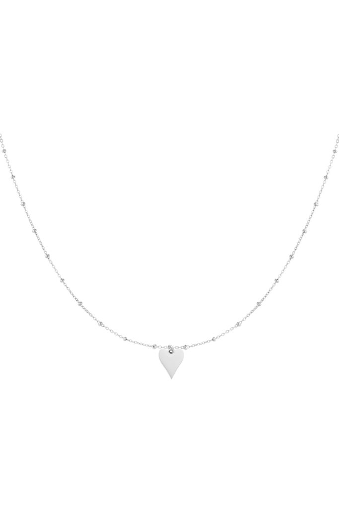 By Dae | Ketting Zilver met klein hartje