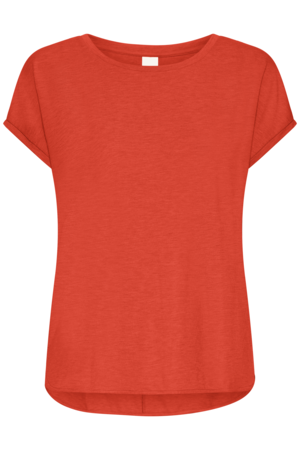 ICHI | REBEL T-shirt Fiery Red
