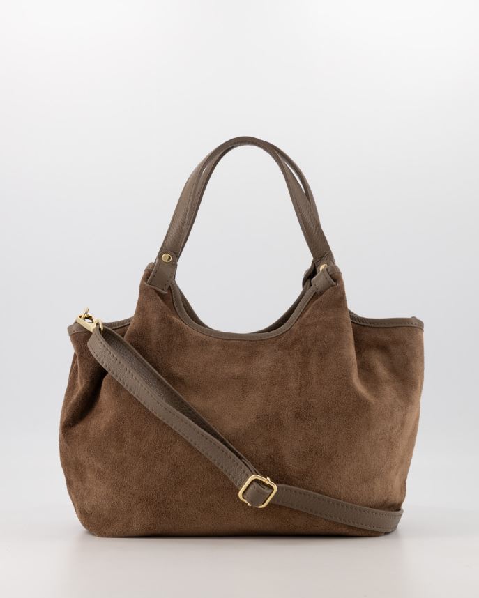 Lou | Taupe suede