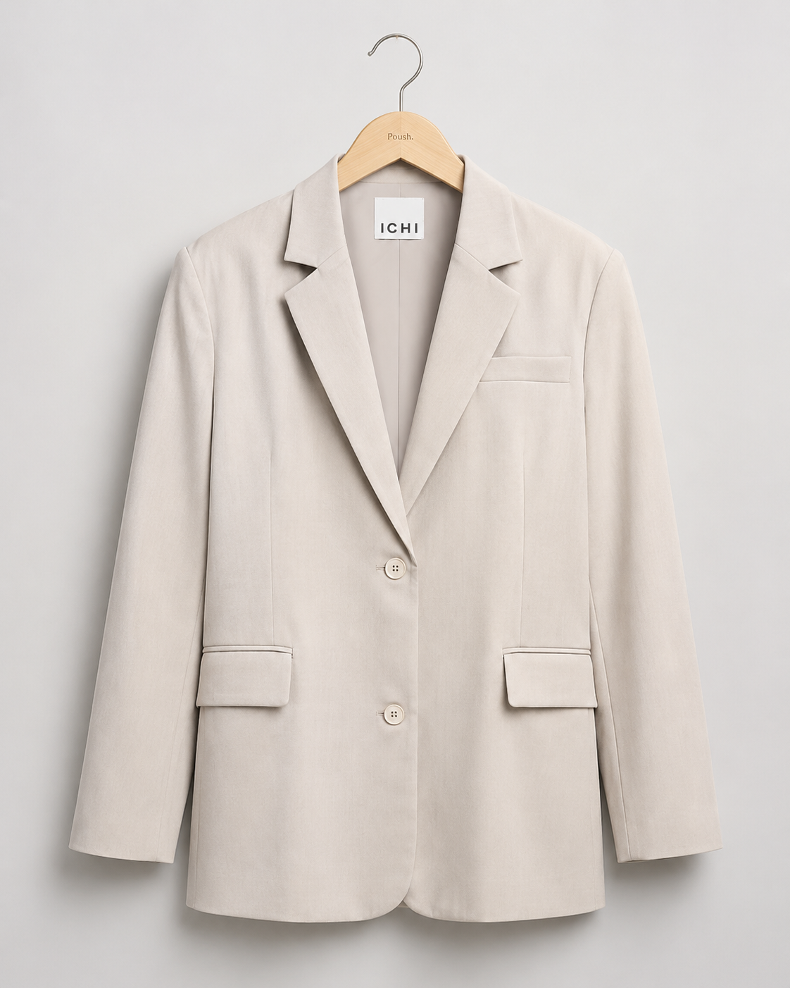 ICHI | IHFAVA blazer – Dove Melange