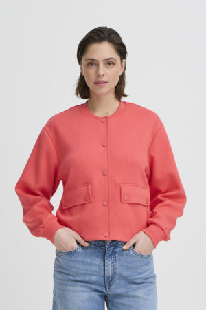 ICHI | IHKATE Casual Jacket Teaberry – Kort jasje met loose fit