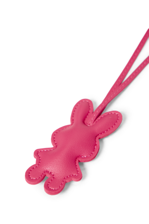 ICHI | Key Ring – Bunny – Pink Peacock