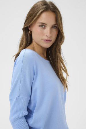 Saint Tropez | MilaSZ R-Neck Pullover - Kentucky Blue