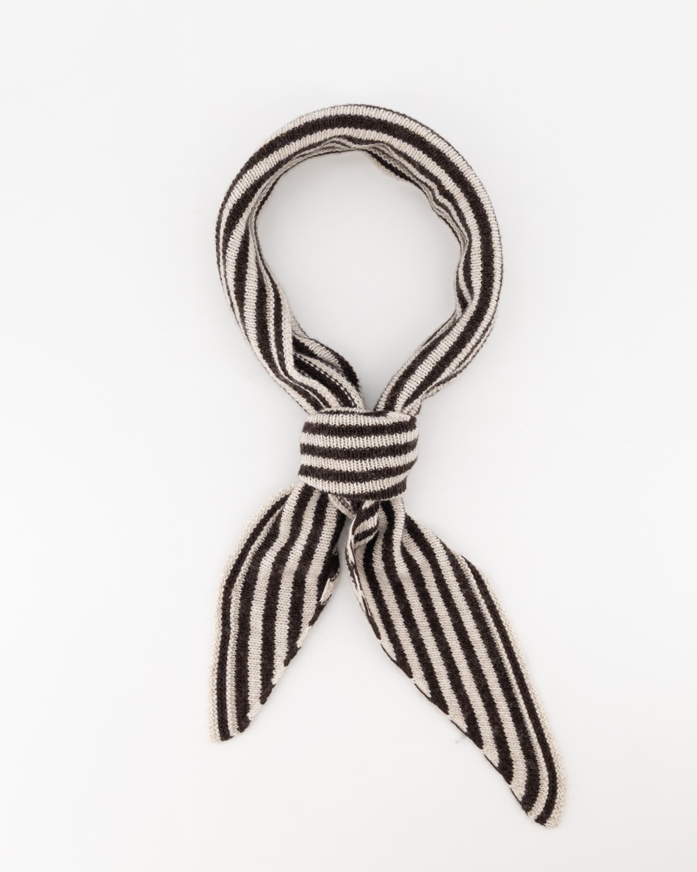 Kaia | Gestreept | Donkerbruin - Crème