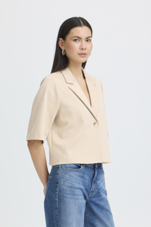 ICHI | IHKATE cropped Blazer - Doeskin