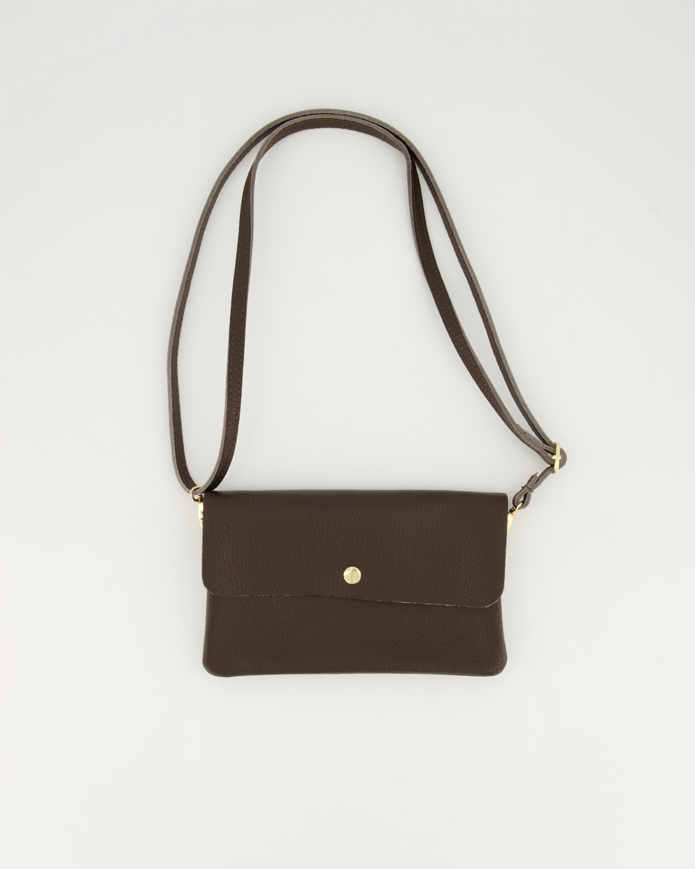 Misa | Crossbody Tas - Donkerbruin