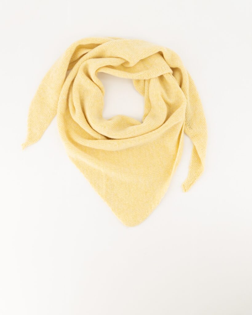Kaia | Sjaal Uni - Geel