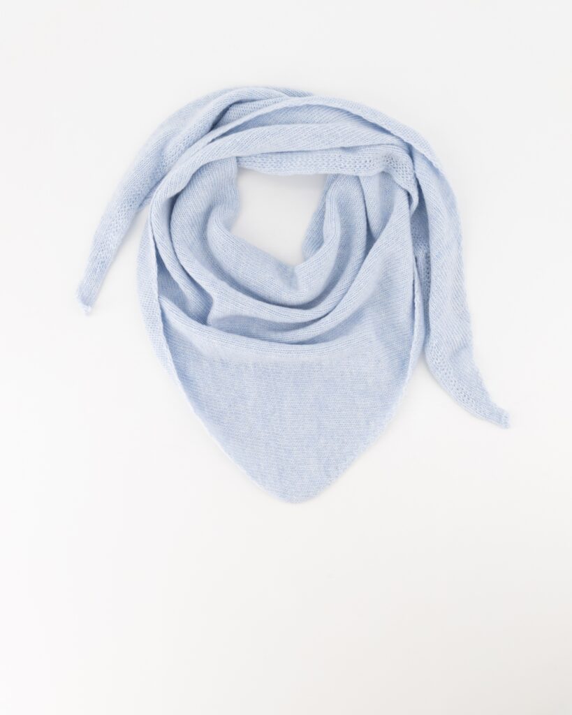 Kaia | Sjaal Uni - Lichtblauw
