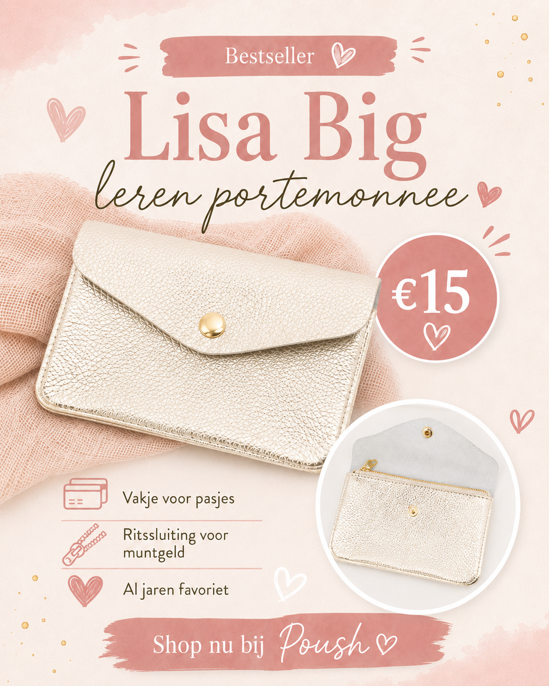 Lisa Big | Goud