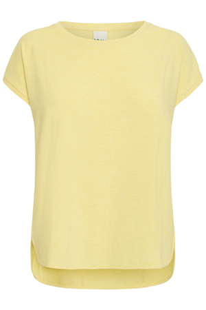Bestseller ICHI Rebel t-shirt in Mellow Yellow.