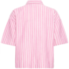 ICHI roze gestreepte blouse dames katoen