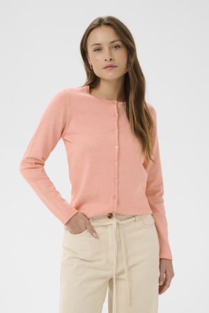 Saint Tropez | MilaSZ R-Neck Cardigan - Blooming Dahlia Melange