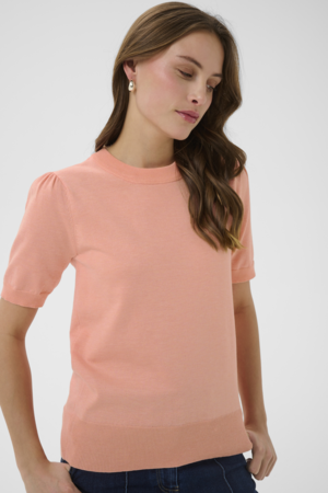 Saint Tropez | MilaSZ SS Pullover – bestseller knit top – Blooming Dahlia Melange