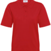 Gebreide polo dames korte mouw zachte knit