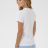 Wit Saint Tropez T-shirt met klein zeester detail op de borst