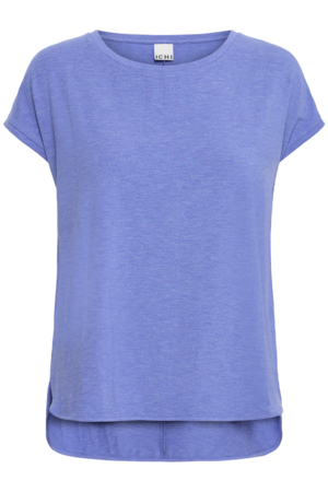 Bestseller ICHI Rebel t-shirt in Wedgewood. Voorkant