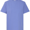 Palmer basic t-shirt in de kleur Wedgewood. Voorkant.