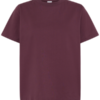 Palmer basic t-shirt in de kleur Vineyard Wine. Voorkant.