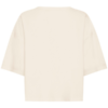 Beige ICHI boxy T-shirt met oversized pasvorm