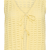 ICHI gehaakte top dames katoen zomer top mouwloos loose fit