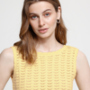ICHI gehaakte top dames katoen zomer top mouwloos loose fit