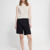 ICHI gehaakte top dames katoen zomer top mouwloos loose fit
