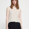 ICHI gehaakte top dames katoen zomer top mouwloos loose fit