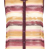Gehaakte multicolor top van ICHI met strepen, knoopsluiting en mouwloos model in crochet look.