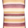 Gehaakte multicolor top van ICHI met strepen, knoopsluiting en mouwloos model in crochet look.