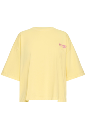 ICHI | IHNICA T-shirt – Sun Kissed Print – Mellow Yellow
