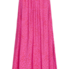 Kleurrijke ICHI maxi rok met elastische taille en flowy pasvorm gedragen als zomerse outfit