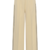 Saint Tropez SueSZ Pants met wijde pijpen, elastische tailleband met trekkoord en contrasterende zijbiezen.