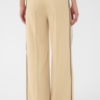 Saint Tropez SueSZ Pants met wijde pijpen, elastische tailleband met trekkoord en contrasterende zijbiezen.