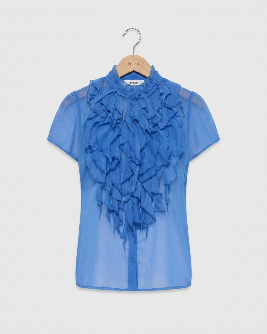 Saint Tropez | LiljaSZ Crinkle Shirt | Campanula