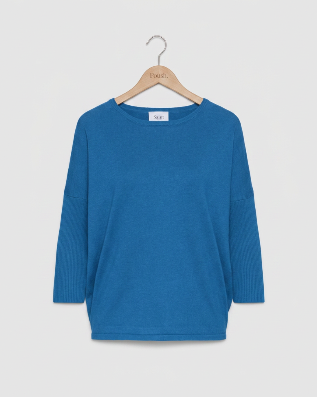 Saint Tropez | MilaSZ R-Neck Pullover | Campanula Melange