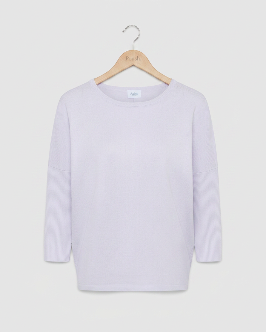 Saint Tropez | MilaSZ R-Neck Pullover | Misty Lilac