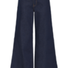 ICHI wide leg dames jeans in Denim met loose fit, lange wijde pijpen en klassiek 5-pocketmodel.
