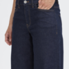 ICHI wide leg dames jeans in Denim met loose fit, lange wijde pijpen en klassiek 5-pocketmodel.