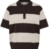 20125818_900014218_100 ICHI IHLULS Polo SS damespolo met korte mouwen, klassieke polokraag, knoopsluiting en loose fit.