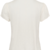 Saint Tropez SabbeeSZ SS Shirt in Ice/White met korte mouwen, klassieke kraag en een subtiel gestructureerde stof.