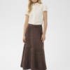 Saint Tropez SabbeeSZ SS Shirt in Ice/White met korte mouwen, klassieke kraag en een subtiel gestructureerde stof.