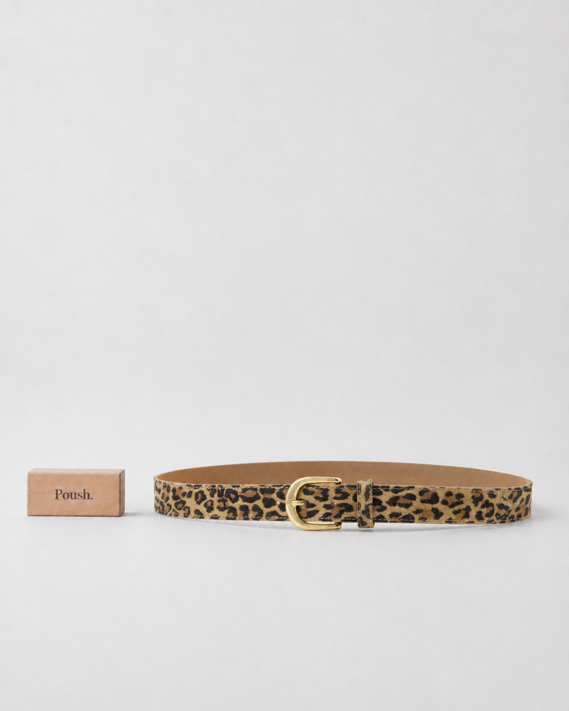 Suus | Leren Riem Leopard Suede