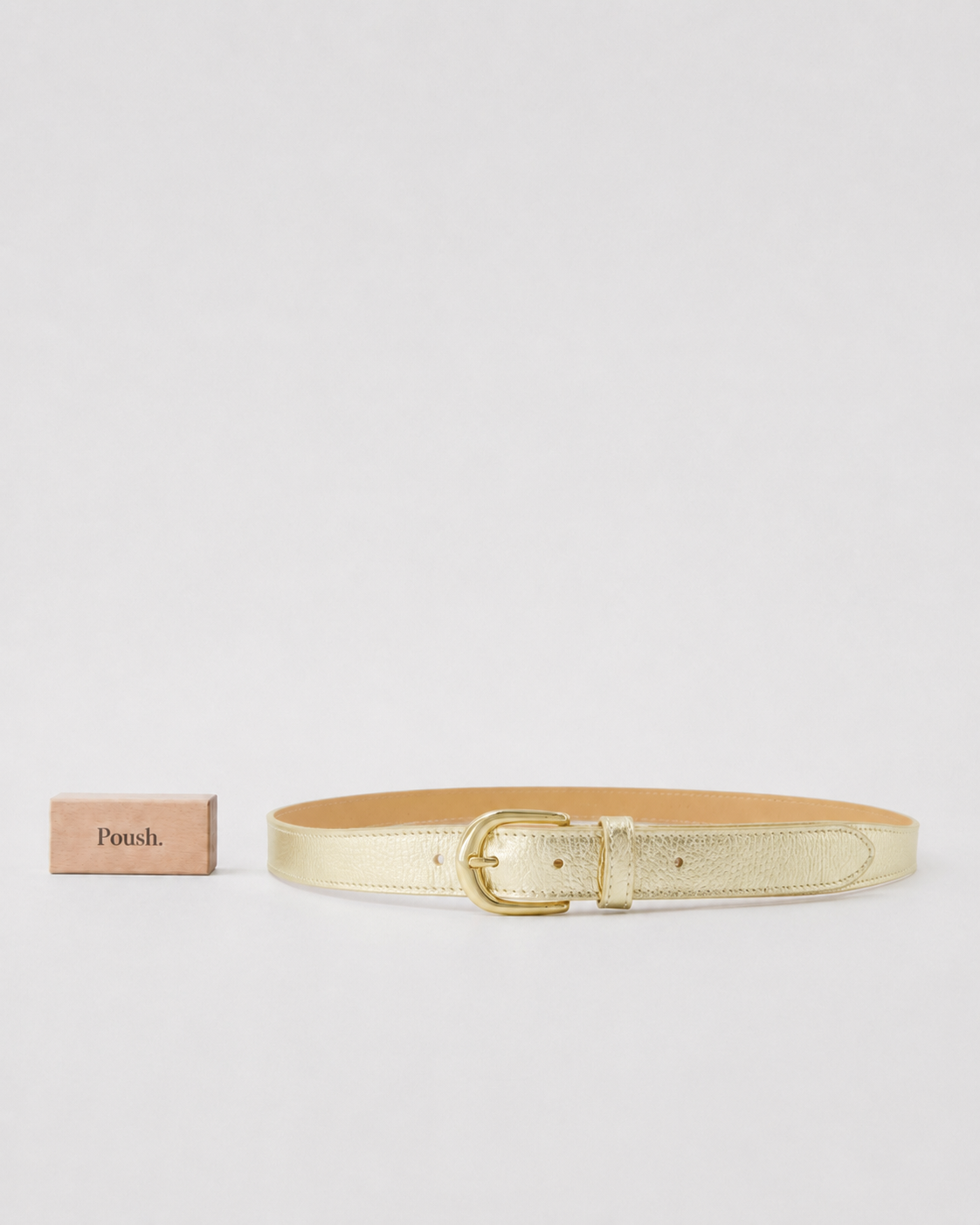 Suus | Leren Riem Goud
