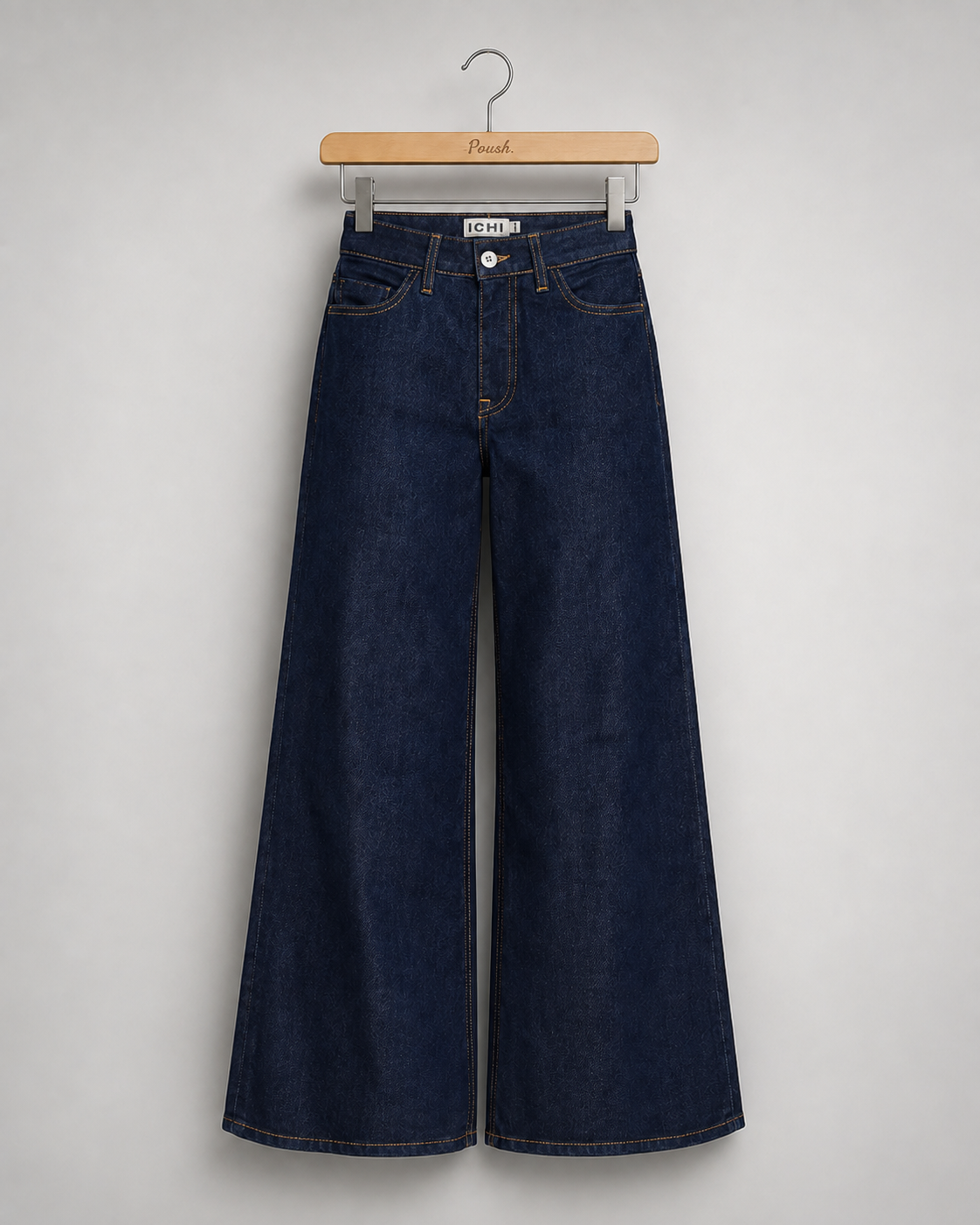 ICHI | Wide Leg Jeans Denim | Loose Fit