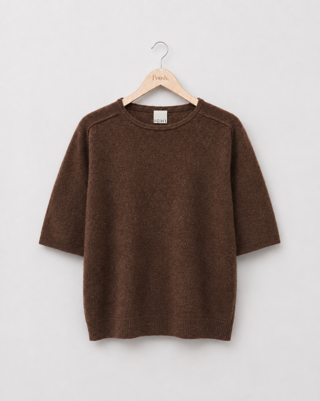 ICHI | IHDASILA SS2 gebreide trui | Chicory Coffee