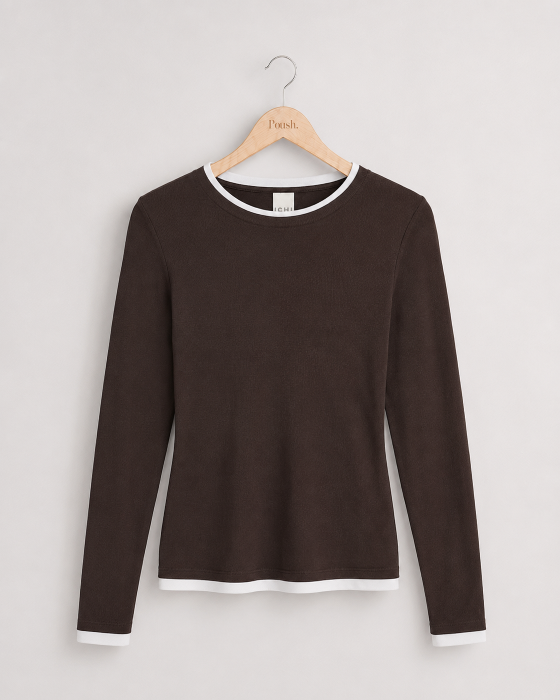 ICHI | IHNELLAYA LS top | Chocolate Torte