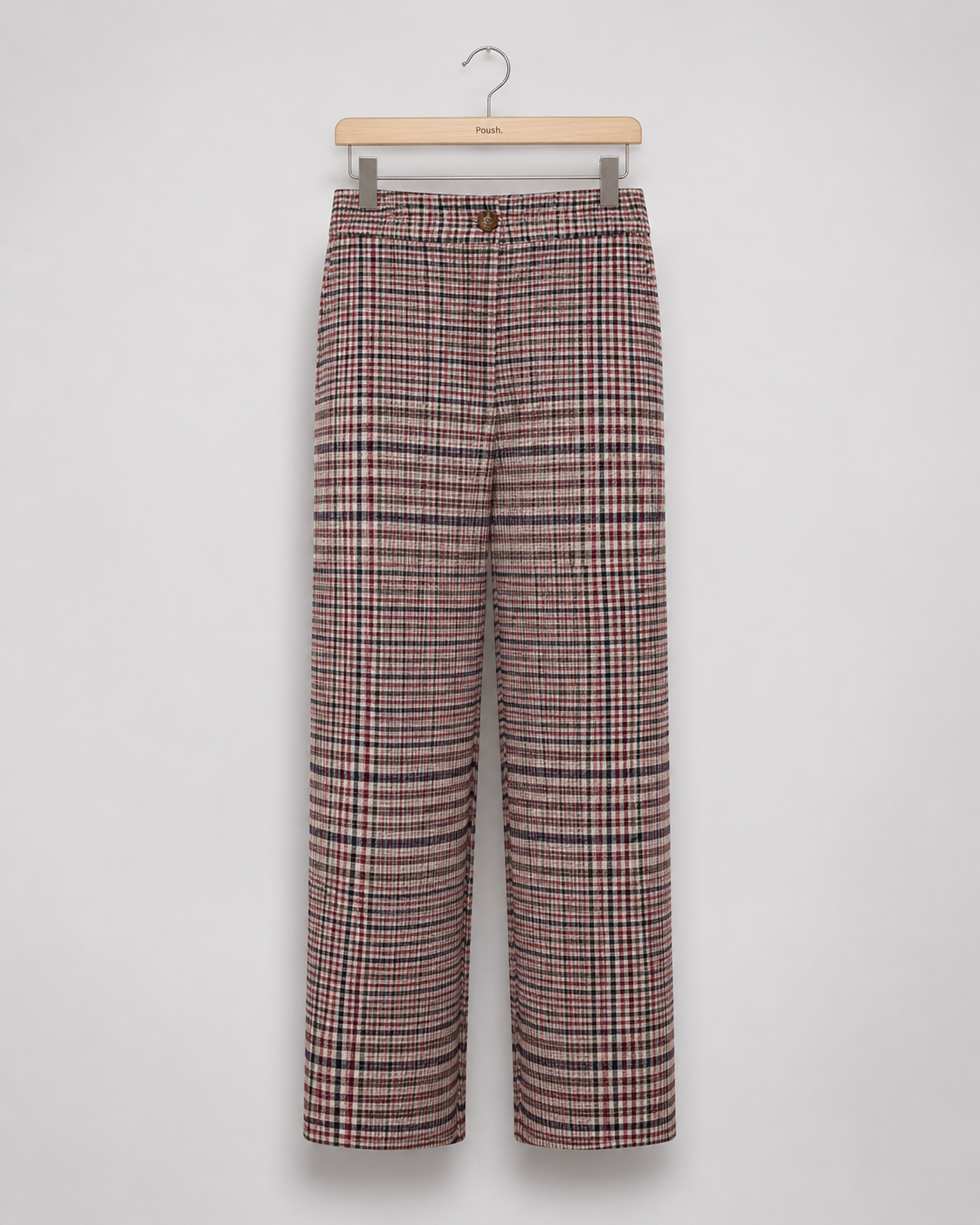 ICHI | IHKATE CHECKIT PA3 Pantalon – Big Check Red