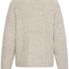 20126449_124301_200 ICHI IHBLARISA Pullover in Almond Milk met ronde hals, lange mouwen en een zachte structuur.