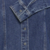 20126565_200928_300 ICHI IHAlva SH2 denim shirt in Washed Medium Blue met lange mouwen, knopen en geplooide schouders.