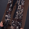 20126781_190915_600 ICHI IAEdeline Scarf in Coffee Bean met patchwork dierenprint in bruin, beige en zwart.